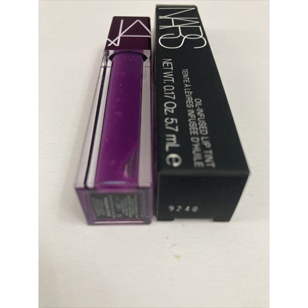 Nars Disco Infernal Oil Infused Lip Tint 0.17 oz Purple Liquid Lip New In Box - Picture 3 of 5